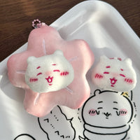 Thumbnail for Cute Chiikawa Cherry Blossoms Keychain Doll - ArtGalleryZen