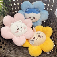 Thumbnail for Cute Chiikawa Usagi Hachiware Flower Plush Cushion - ArtGalleryZen