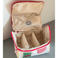 Thumbnail for Cute Embroidery House Multi-Layer Makeup Bag Portable Travel Large Capacity Storage Bag - ArtGalleryZen