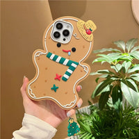 Thumbnail for Cute Gingerbread Man iPhone Case - ArtGalleryZen
