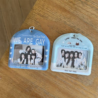 Thumbnail for Cute Little Puppy Bear Kpop Keychain Photocard Holder - ArtGalleryZen