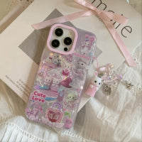 Thumbnail for Cute Love Sylvanian Families iPhone Case With Accessories - ArtGalleryZen
