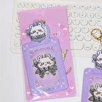 Thumbnail for Cute Magical Chiikawa Kpop Keychain Photocard Holder - ArtGalleryZen