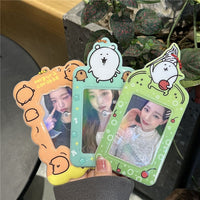 Thumbnail for Cute Nagono Mogura Korokke Kpop Keychain Photocard Holder - ArtGalleryZen