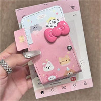 Thumbnail for Cute Pink Bowknot Puppy AirPods Earphone Leather Case - ArtGalleryZen