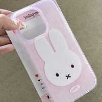 Thumbnail for Cute Pink Miffy iPhone Case - ArtGalleryZen
