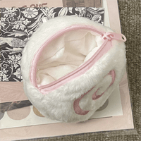 Thumbnail for Cute Pink Narutomaki Plush Earphone Case Coin Purse - ArtGalleryZen