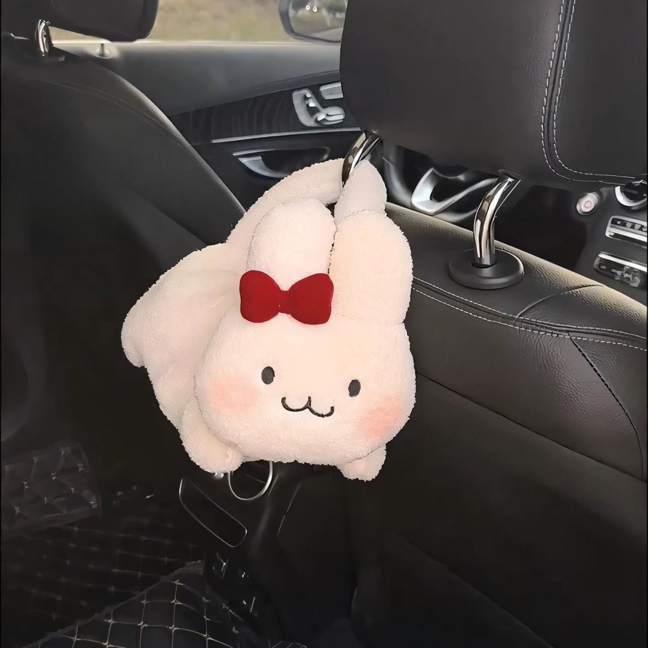Cute Plush Rabbit Car Tissue Holder Tissue Bag - ArtGalleryZen