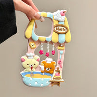 Thumbnail for Cute Rilakkuma Dessert House Hollow iPhone Case - ArtGalleryZen