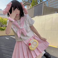 Thumbnail for Cute Strawberry Cake Bow Crossbody Bag - ArtGalleryZen