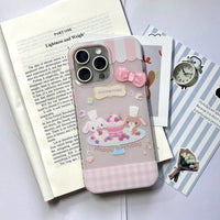 Thumbnail for Cute Sugarbunnies 3D Bowknot iPhone Case - ArtGalleryZen