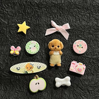 Thumbnail for Cute Sylvanian Bowknot Crocs Sandals Decoration Shoe Charms - ArtGalleryZen