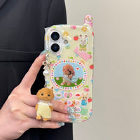 Thumbnail for Cute Sylvanian Families Phone Shaped iPhone Case With Charm - ArtGalleryZen