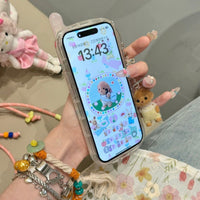 Thumbnail for Cute Sylvanian Families Phone Shaped iPhone Case With Charm - ArtGalleryZen