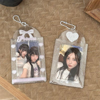 Thumbnail for Cute Tomato Cat Puppy Kpop Keychain Photocard Holder - ArtGalleryZen