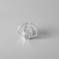 Thumbnail for Cyberpunk 2Pcs Geometric Pattern Stackable Non Piercing Lip Cuff Set - ArtGalleryZen