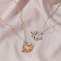Thumbnail for CZ Inlaid Celestial Star Necklace - ArtGalleryZen