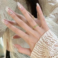 Thumbnail for CZ Inlaid Enamel English Floral Ring - ArtGalleryZen
