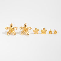 Thumbnail for Dainty 3 Pairs Flower Earrings Set - ArtGalleryZen