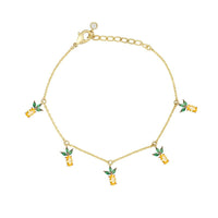 Thumbnail for Dainty Colorful Crystal Fruits Bracelet - ArtGalleryZen