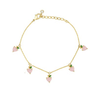 Thumbnail for Dainty Colorful Crystal Fruits Bracelet - ArtGalleryZen