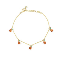 Thumbnail for Dainty Colorful Crystal Fruits Bracelet - ArtGalleryZen