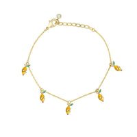 Thumbnail for Dainty Colorful Crystal Fruits Bracelet - ArtGalleryZen