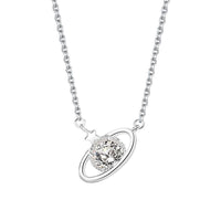 Thumbnail for Dainty Crystal Celestial Planet Star Pendant Necklace - ArtGalleryZen