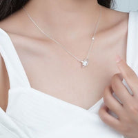 Thumbnail for Dainty Crystal Celestial Planet Star Pendant Necklace - ArtGalleryZen