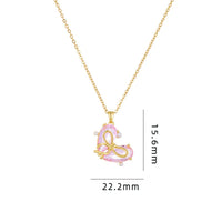 Thumbnail for Dainty Gold Silver Tone Bowknot Heart CZ Pendant Necklace - ArtGalleryZen