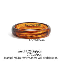 Thumbnail for Dainty Gradient Resin Bangle Bracelet Set - ArtGalleryZen
