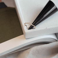 Thumbnail for Dainty Zirconia Diamond Ring - ArtGalleryZen