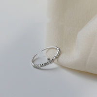 Thumbnail for Delicate S925 Silver Swan Open Ring - ArtGalleryZen