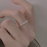Thumbnail for Delicate S925 Silver Swan Open Ring - ArtGalleryZen