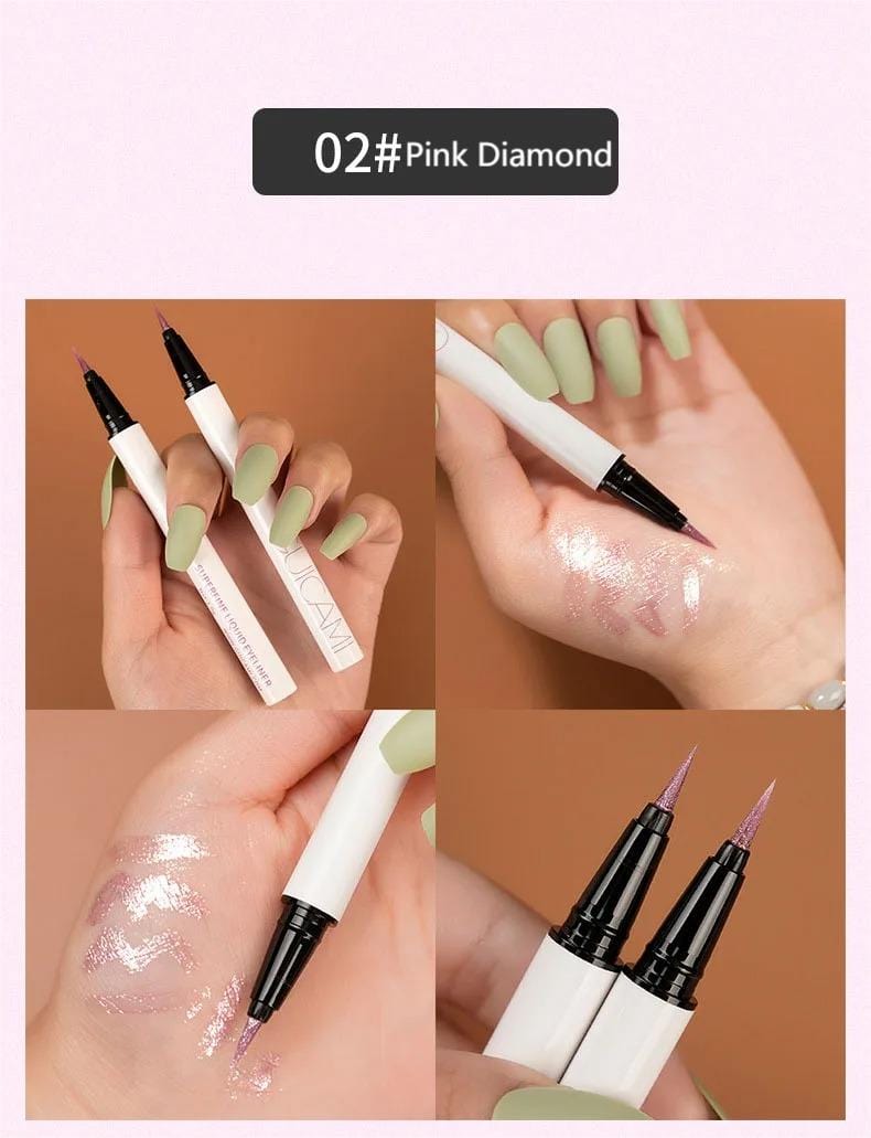 Diamond Powder Waterproof Slender Liquid Eyeliner - ArtGalleryZen