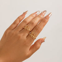 Thumbnail for Elegant 2Pcs Duo Bowknot Ring Set - ArtGalleryZen