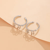 Thumbnail for Elegant 2Pcs Duo Bowknot Ring Set - ArtGalleryZen