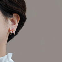 Thumbnail for Elegant Enamel Gradient Butterfly Earrings - ArtGalleryZen