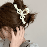 Thumbnail for Elegant Ribbon Bowknot Hair Claw Clip - ArtGalleryZen