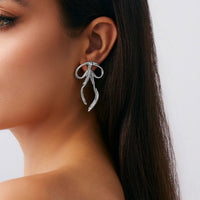 Thumbnail for Elegant Ribbon Bowknot Stud Earrings - ArtGalleryZen