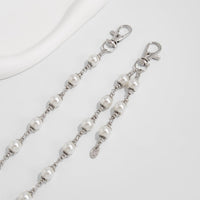 Thumbnail for Elegant Silver Plated Pearl Trouser Chain - ArtGalleryZen