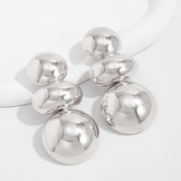 Thumbnail for Exaggerated Circular Oval Splicing Stud Earrings - ArtGalleryZen