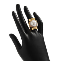 Thumbnail for Exaggerated Pearl Inlaid Knuckle Ring - ArtGalleryZen
