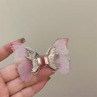 Thumbnail for Forest Style Rhinestone Inlaid Chiffon Butterfly Stud Earrings - ArtGalleryZen