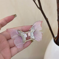 Thumbnail for Forest Style Rhinestone Inlaid Chiffon Butterfly Stud Earrings - ArtGalleryZen
