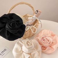Thumbnail for French Temperament Rose Flower Hair Claw Clip - ArtGalleryZen