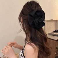 Thumbnail for French Temperament Rose Flower Hair Claw Clip - ArtGalleryZen