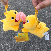 Thumbnail for Funny Magnetic Big Tongue Plush Dragon Keychain Doll - ArtGalleryZen