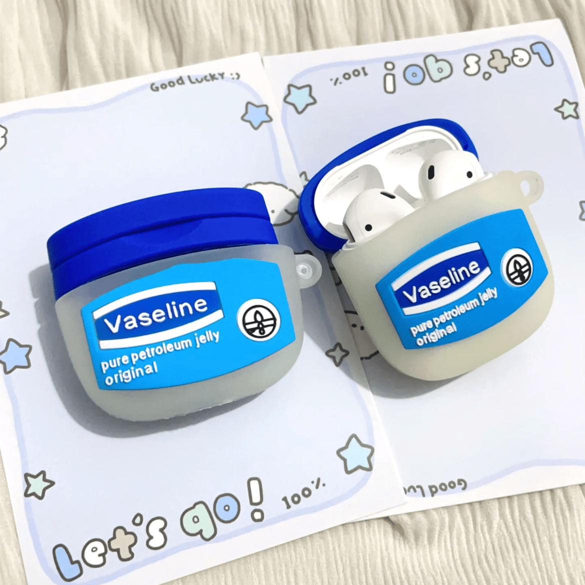 Funny Vaseline Silicone AirPods Earphone Case - ArtGalleryZen