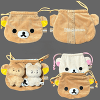 Thumbnail for Genuine Rilakkuma Plush Drawstring Pouch Bag - ArtGalleryZen